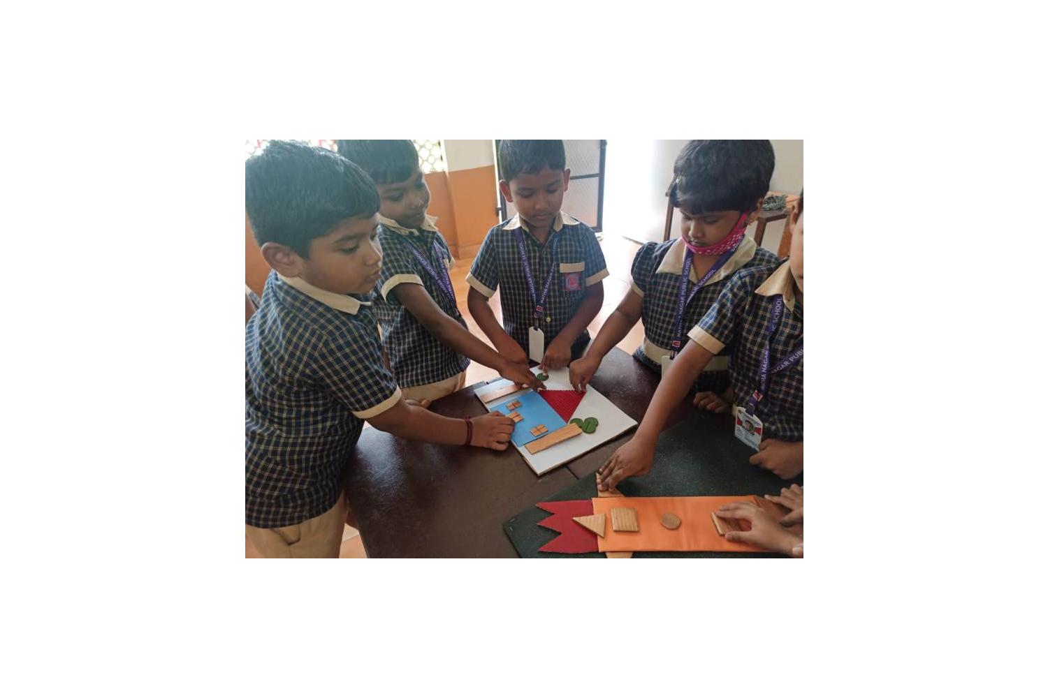 Smiles and steps of our KG stars.